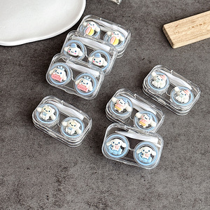 Мини-набор для мягких контактных линз W806透明蓝圈狗