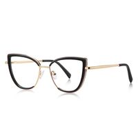 Metal + TR90 plastic Blue Blocker glasses frame for women with UV and blue light protection lenses More FCS3153