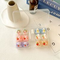 Набор для мягких контактных линз + 6 контейнеров для хранения B-DIY8款六副装