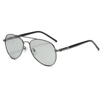 Polarized photochromic metal sunglasses KY209-2