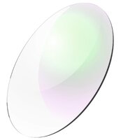 Thin lenses 1.61 Blue Cut, Ø65/70/75 mm, blue light protection, with green glare (price per pair!) material acrylic