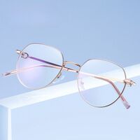Metal glasses with blue light and UV protection 9652-3-GT