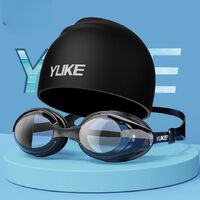 Swimming waterproof anti-fog goggles, diopters from -2.00 to -6.00, 8842-YU