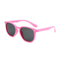 Polarized silicone sunglasses with UV400 protection for kids T11026