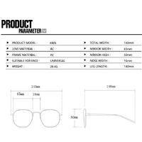 Plastic glasses with blue light protection for women 7777-68195-4905-PN