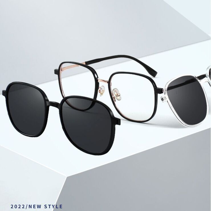 Оправа комбинированная с линзами Blue Ray Cut и поляризационными линзами MAMO TP1010