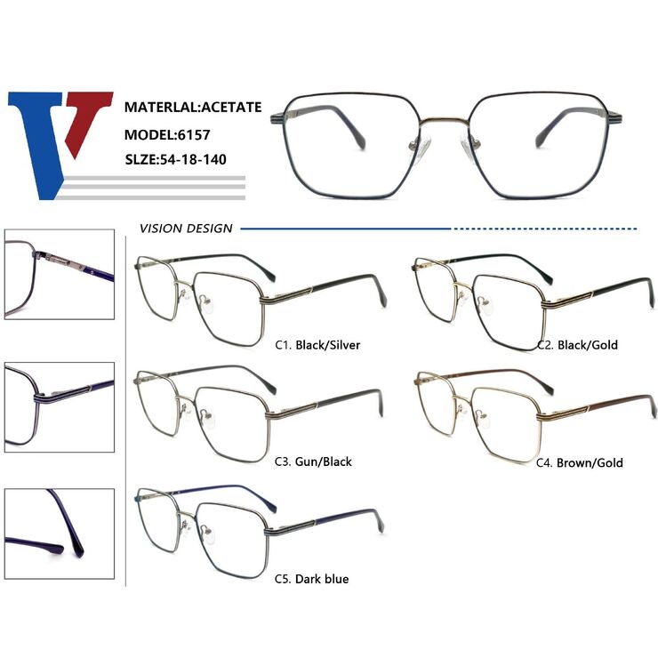 Metal frame with spring hinges CH6157-DA