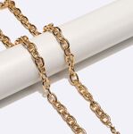 Gold-colored metal non-slip chain, thick aluminum, for glasses and masks GL1714