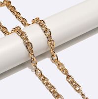 Gold-colored metal non-slip chain, thick aluminum, for glasses and masks GL1714