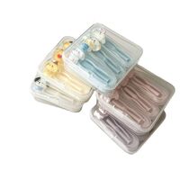 Комплект из 3 штук мини-наборов для мягких контактных линз - пинцет + присоска WL454盒装袋装镊子