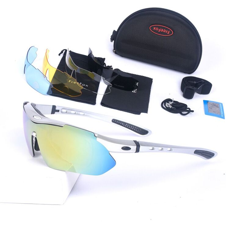 Safety shockproof sports goggles with 3 caps SP0868