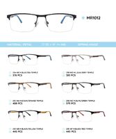 Metal frame with TR-90 temples with spring hinges MR1012