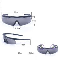 Очки защитные противоударные тактические +3 насадки DXGS1O-1