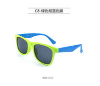Polarized silicone sunglasses with UV400 protection for kids T1762