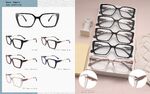 Plastic acetate frame for women, with spring hinges Big City MS8412