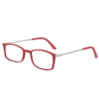 Очки пластиковые для чтения с футляром с креплением для мобильного телефона 6012-贴手机款, диоптрии от +1.00 до +3.50, РМЦ=62-64