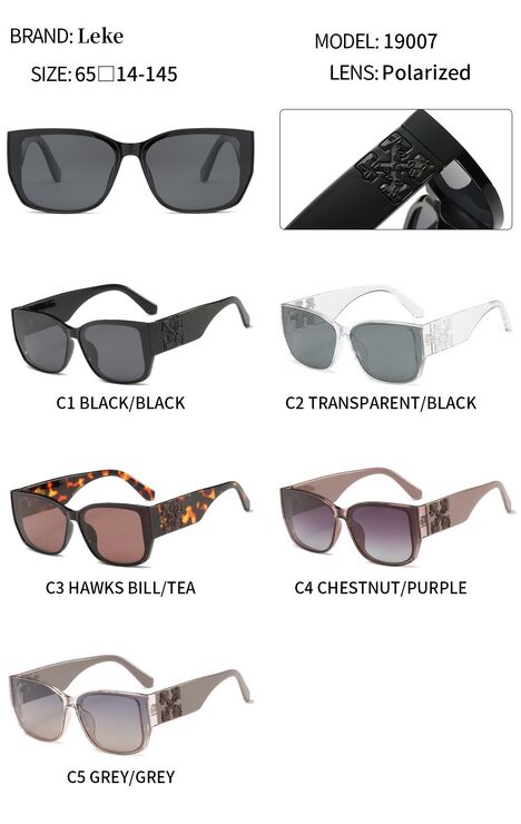 Polarized plastic sunglasses Leke L19007