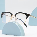 Blue Block metal TR90 glasses with blue light protection FENQI F2106 (8705)