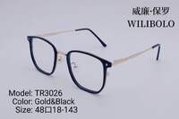 Metal +TR90 ultrathin women's frames with spring hinges Wilibolo TR3026