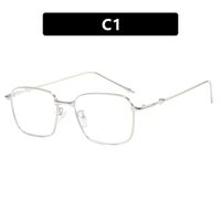 Metal glasses with blue light protection for women 9526-PN