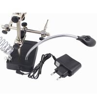 Лупа настольная мультифункциональная с подсветкой 16129-C-XX, увеличение: 2,5X, 7,5X, 10X