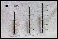 Tabletop acrylic glasses stand for 3 / 4 / 5 / 6 slots B04B05B06