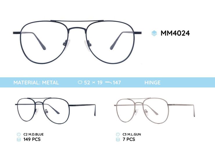 Оправа для очков металлическая мужская MM4024