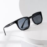Plastic + metal square sunglasses for men Elit BEE3224-EL