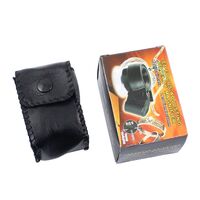 Лупа портативная карманная с подсветкой и УФ-светом 13102, диаметр: 21 мм, увеличение: 45X