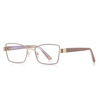 Metal + TR90 plastic Blue Blocker glasses frame for women with UV and blue light protection lenses More FCS3171
