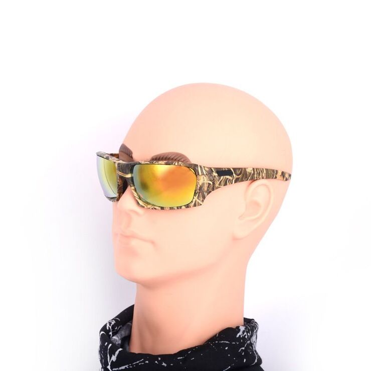 Очки защитные противоударные тактические +3 насадки 战术-全框-迷彩