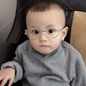 Metal glasses with blue light protection for children 儿童太子镜防蓝光-PN