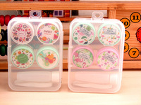 Mini set with contact lens cases XF-7, 2pcs