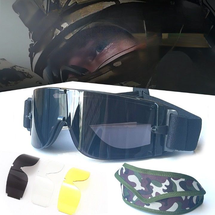 Очки защитные противоударные тактические ночного видения DXGSX800-DX