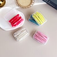 Комплект из 10 штук мини-наборов для мягких контактных линз - пинцет JM夹十个装（实色）