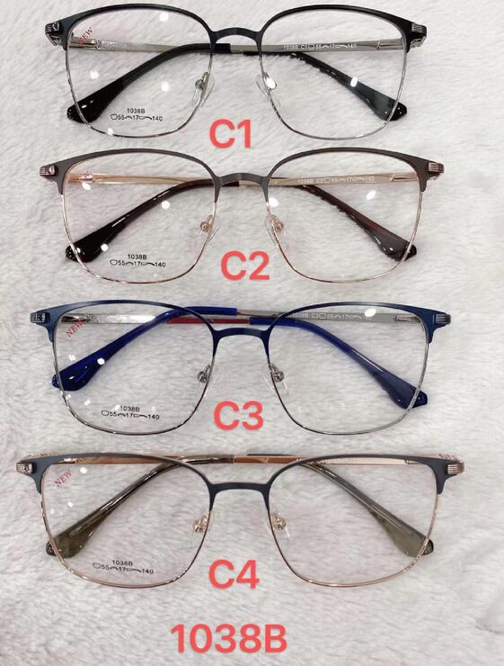 Metal frames for glasses 1038B