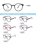 Plastic Ultem eyeglasses frame 67079