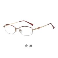 Металлические очки с защитой Blue Ray Cut, диоптрии от +1.00 до +4.00, KY2412