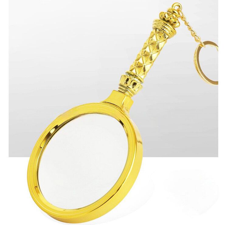 Лупа, увеличительное стекло с ручкой S花柄60-XX, диаметр: 60 мм, увеличение: 10Х