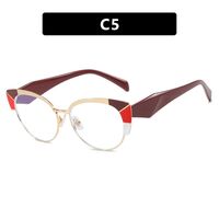 Metal nylor glasses with blue light protection for women 8073-PN