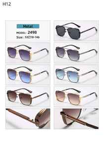 Солнцезащитные поляризационные металлические H12 очки Matrix MT2498