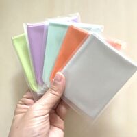 Microfiber/suede cloth for cleaning glasses lenses, individually packaged, size 17.5*14.5 cm