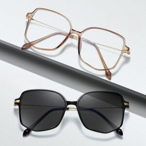 Plastic photochromic glasses with Blue ray cut protection KY30016变色