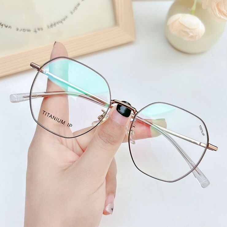 Titanium + plastic TR90 extralight frame MAMO T23805