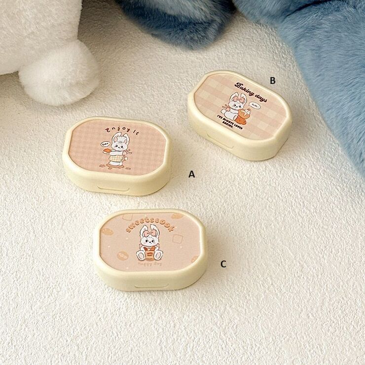 Mini soft contact lens kit TZ024黄盒兔