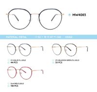 Metal women's frame for glasses MW4083