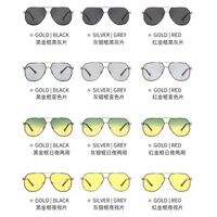 Polarized metal sunglasses with UV400 protection 2868-GT