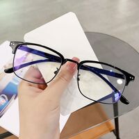 Очки гибридные, металл + TR90, с защитой от синего света Blue Block FENQI F2756