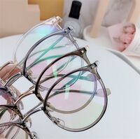 Оправа гибридная, металл + TR90, линзы с Blue Block покрытием SANTA M8080