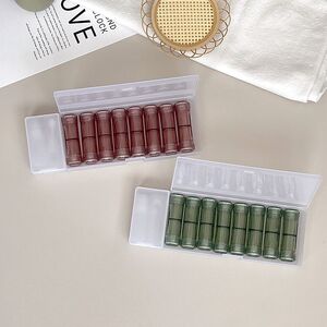 Soft contact lens kit with 8 containers Y-118圆柱九副装